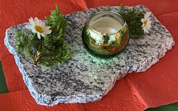 Hoppestein av Granitt, fra Evjen i Beiarn